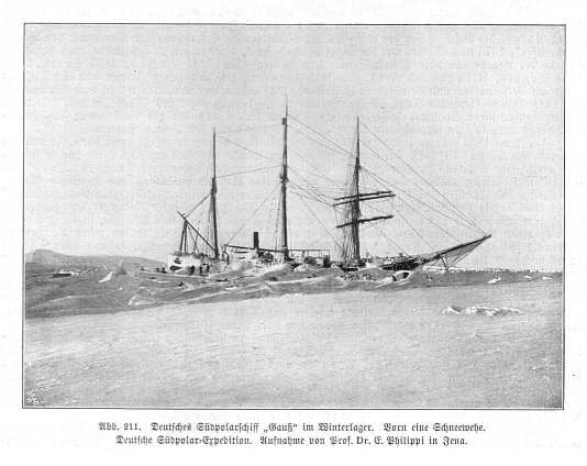 Handboek Andrees 1909-10
Duits Zuidpoolschip (ingevroren), p. II-586