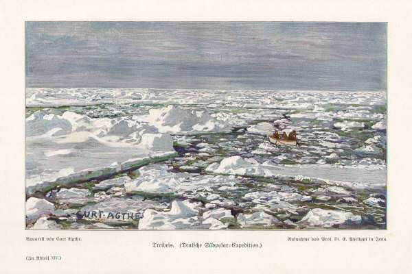 Handboek Andrees 1909-10
Drijfijs Antarctica, p. II-592