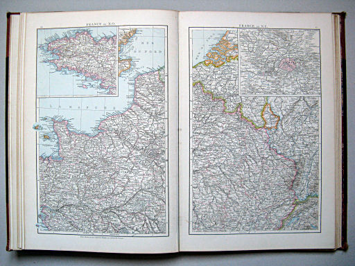 Atlas manuel de géographie moderne (1882)
16. France du N.O.
17. France du N.E.