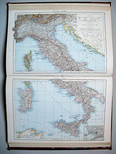 Atlas manuel de géographie moderne (1882)
32. Italie du Nord
33. Italie du Sud