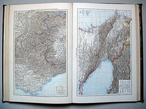 Atlas manuel de géographie moderne (1882)
44. Alpes Franco-Italiennes
45. Caucasie