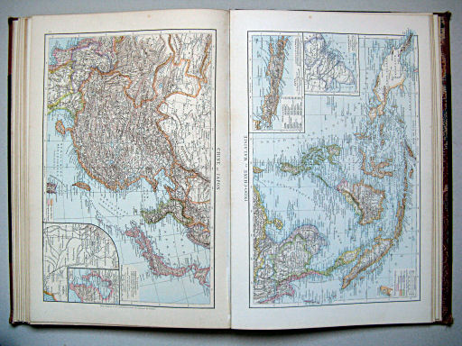 Atlas manuel de géographie moderne (1882)
52. Chine et Japon
53. Indo-Chine et Malaisie