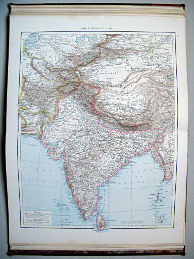 Atlas manuel de géographie moderne (1882)
54.55. Asie centrale et Inde