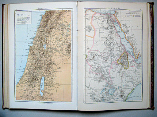 Atlas manuel de géographie moderne (1882)
56. Palestine
57. Région du Nil