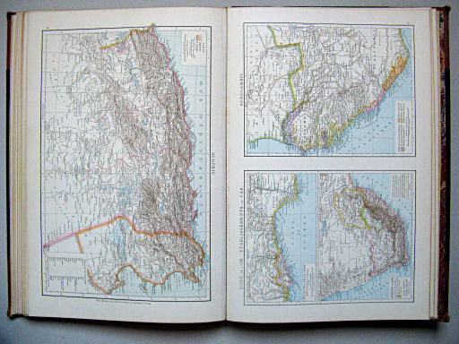 Atlas manuel de géographie moderne (1882)
60. Algérie
61. Côte de l'Or. Établissements du Cap. Sénégambie