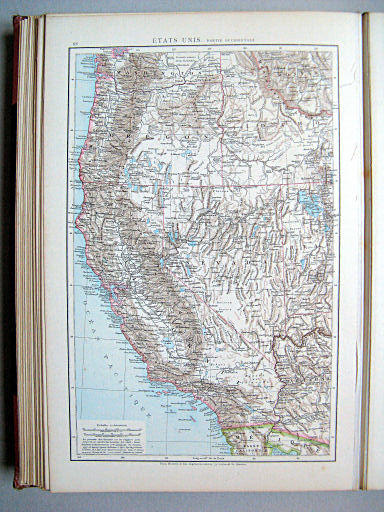 Atlas manuel de géographie moderne (1882)
68. États-Unis. Partie Occidentale