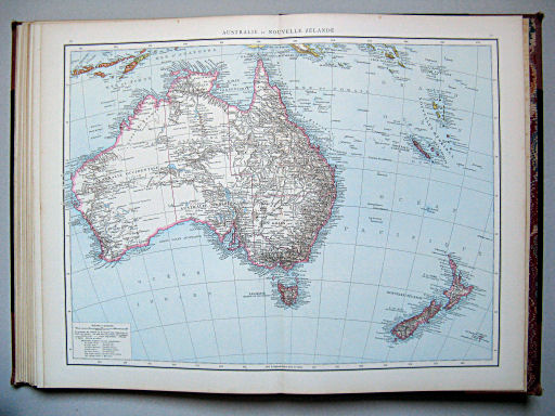 Atlas manuel de géographie moderne (1882)
70.71. Australie et Nouvelle-Zélande