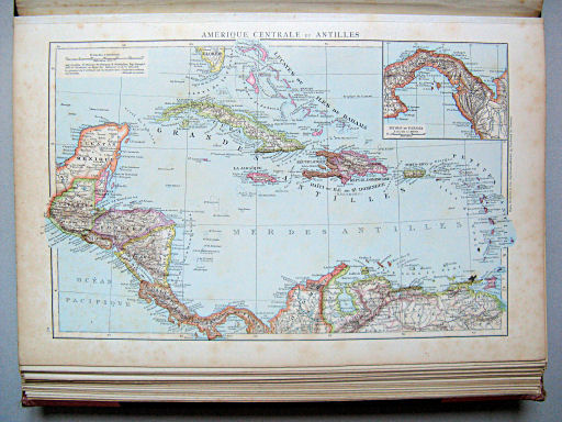 Atlas manuel de géographie moderne (1882)
72. Amérique centrale et Antilles