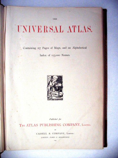 The Universal Atlas 1893
Titelpagina
