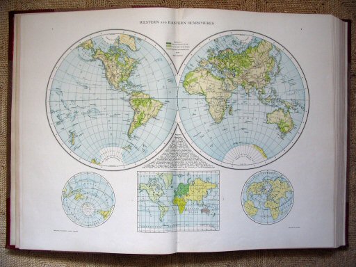 The Universal Atlas 1893
Halfronden (kaart 3.4)