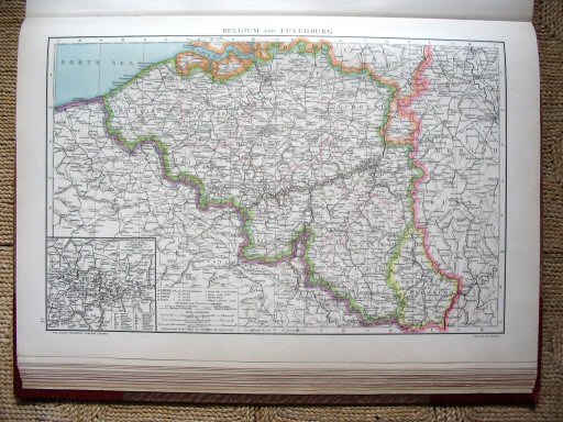 The Universal Atlas 1893
België (kaart 31)