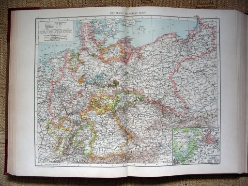 The Universal Atlas 1893
Duitsland (kaart 35.36)