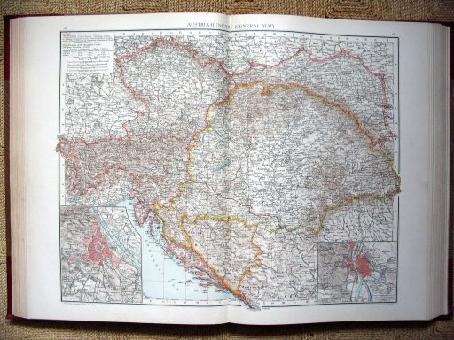 The Universal Atlas 1893
Oostenrijk-Hongarije (kaart 47.48)