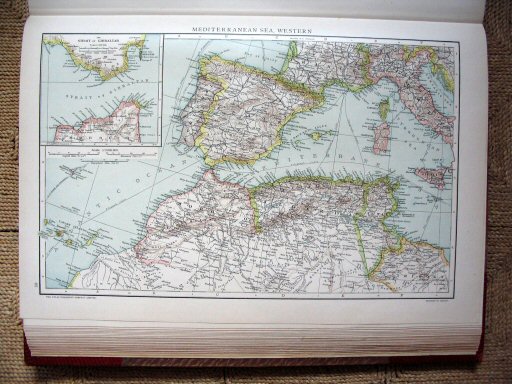 The Universal Atlas 1893
Middellandse Zee, west (kaart 59)