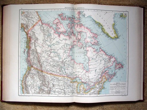 The Universal Atlas 1893
Canada (kaart 89.90)