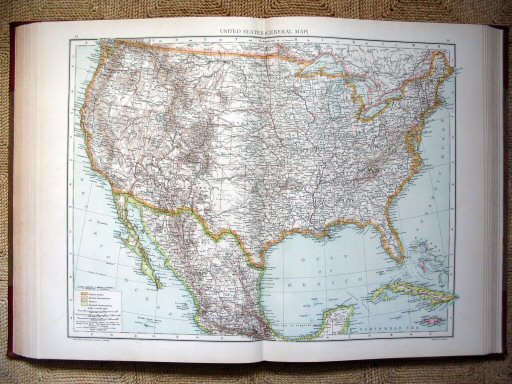 The Universal Atlas 1893
Verenigde Staten (kaart 93.94)