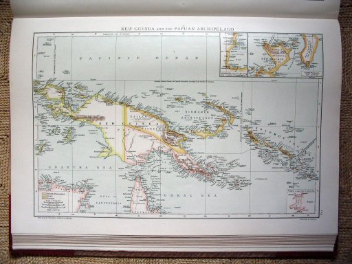 The Universal Atlas 1893
Nieuw-Guinea (kaart 114)