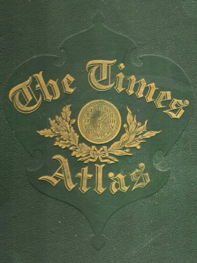 The Times Atlas 1897
Detail van de band
(scan, geretoucheerd)