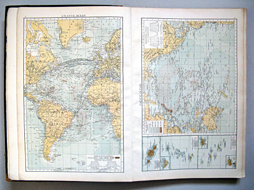 The Times Atlas 1897
5. Atlantic Ocean
6. Pacific Ocean