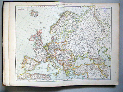 The Times Atlas 1897
13.14. Europe (general map)