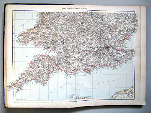 The Times Atlas 1897
19.20. England and Wales (south)
