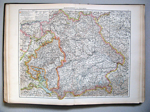The Times Atlas 1897
41.42. Wurtemberg and Bavaria