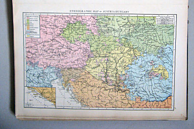 The Times Atlas 1897
46. Ethnographic map of Austria-Hungary