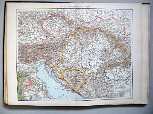 The Times Atlas 1897
47.48. Austria-Hungary (general map)