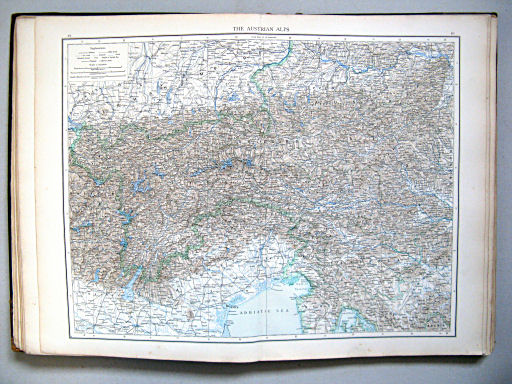 The Times Atlas 1897
49.50. The Austrian Alps