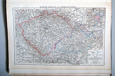 The Times Atlas 1897
52. Bohemia, Moravia, and Austrian Silesia
