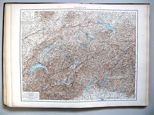 The Times Atlas 1897
53.54. Switzerland