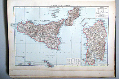 The Times Atlas 1897
56. Sicily and Sardinia