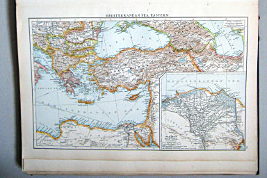 The Times Atlas 1897
60. Mediterranean Sea, eastern