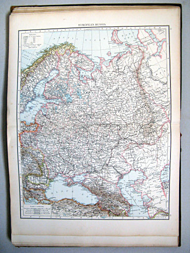 The Times Atlas 1897
67.68. European Russia