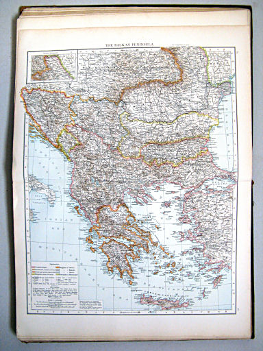 The Times Atlas 1897
69.70. The Balkan Peninsula