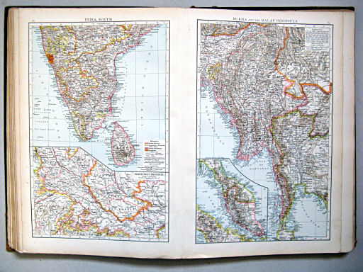 The Times Atlas 1897
81. India, south
82. Burma and the Malay Peninsula