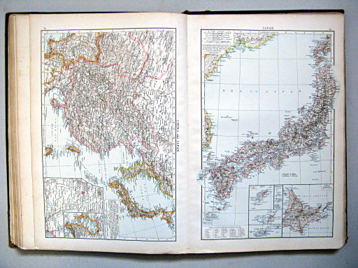 The Times Atlas 1897
85. China and Japan
86. Japan