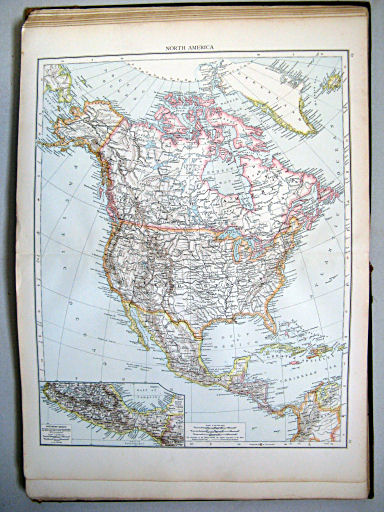 The Times Atlas 1897
87.88. North America