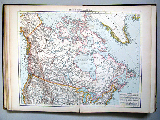 The Times Atlas 1897
89.90. British North America