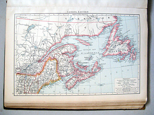 The Times Atlas 1897
91. Canada, eastern