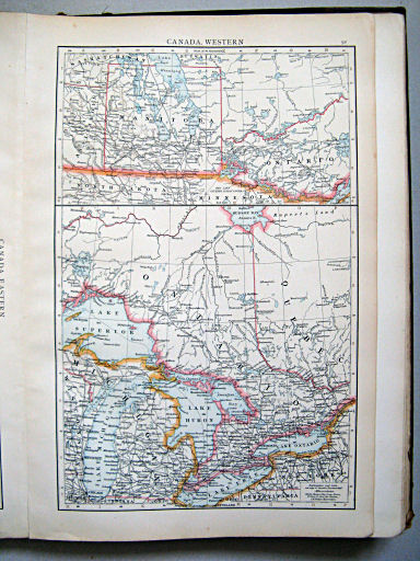 The Times Atlas 1897
92. Canada, western