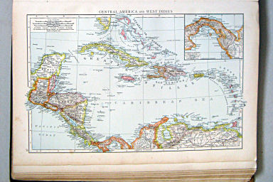 The Times Atlas 1897
97. Central America and West Indies
