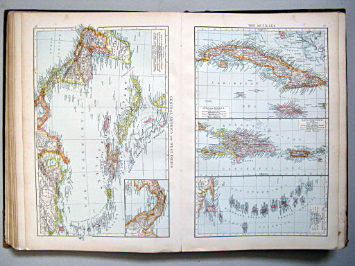 The Times Atlas 1897
97. Central America and West Indies
98. The Antilles