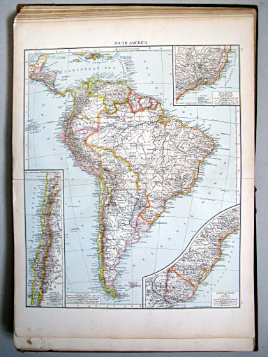 The Times Atlas 1897
99.100. South America