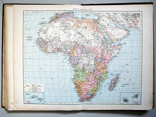 The Times Atlas 1897
101.102. Africa (general map)