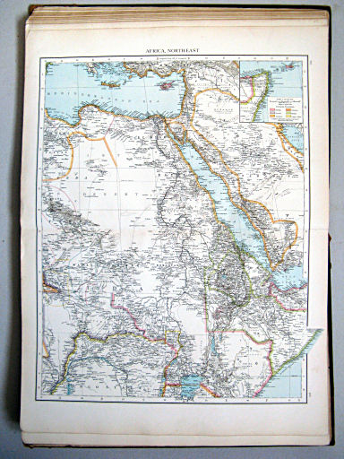 The Times Atlas 1897
105.106. Africa, north-east