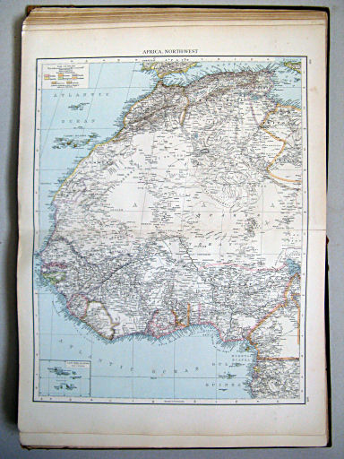 The Times Atlas 1897
107.108. Africa, north-west