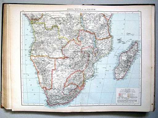 The Times Atlas 1897
109.110. Africa, south of the Equator