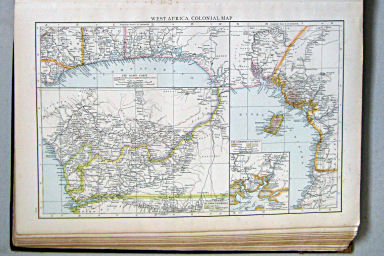 The Times Atlas 1897
111. West Africa, colonial map