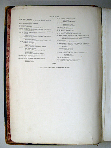 The Times Atlas 1900
Inhoudsopgave / List of maps (2)
